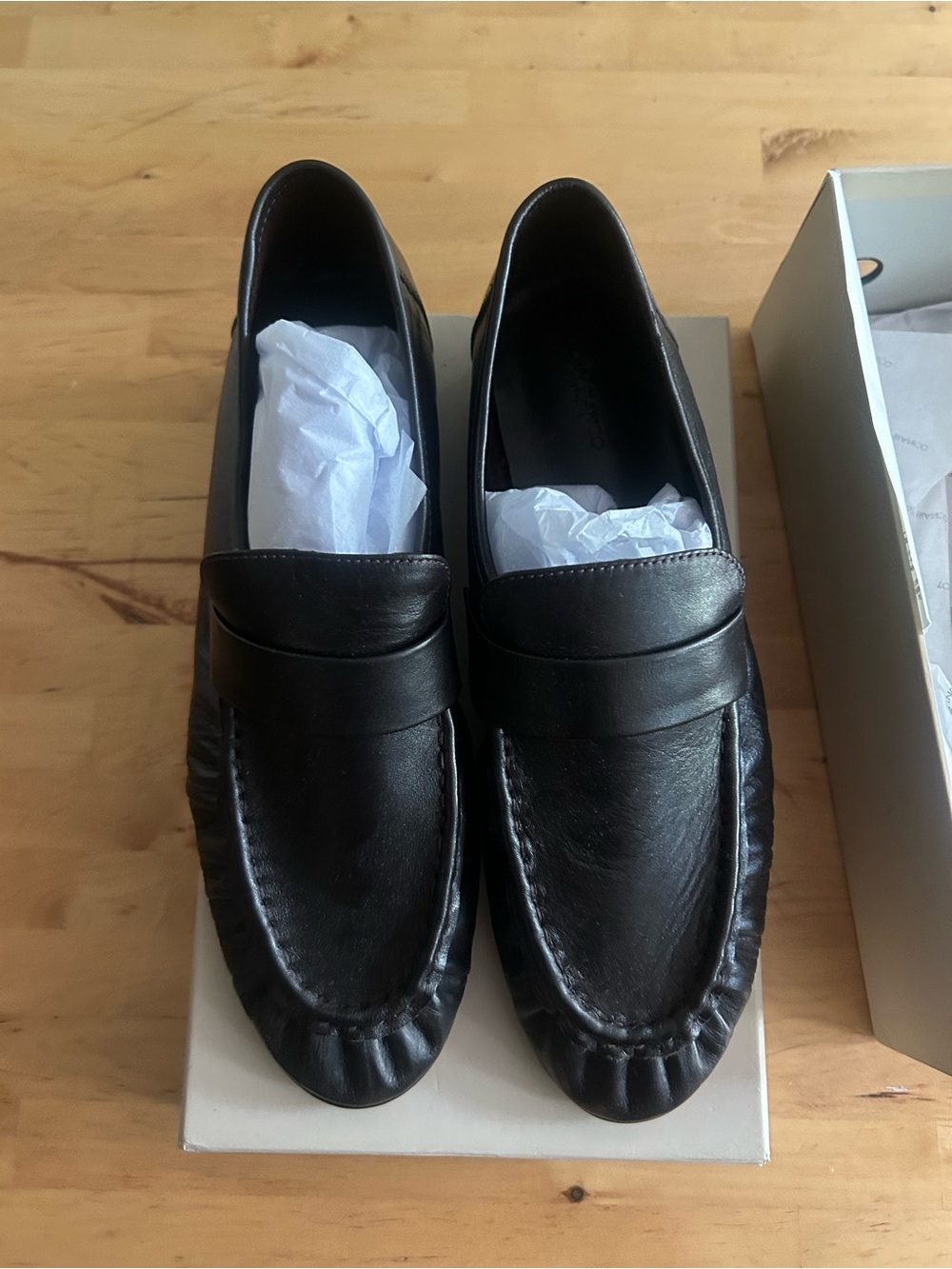 Tony Bianco Women's Chocolate Gatsby Loafers - Picture 3 of 4